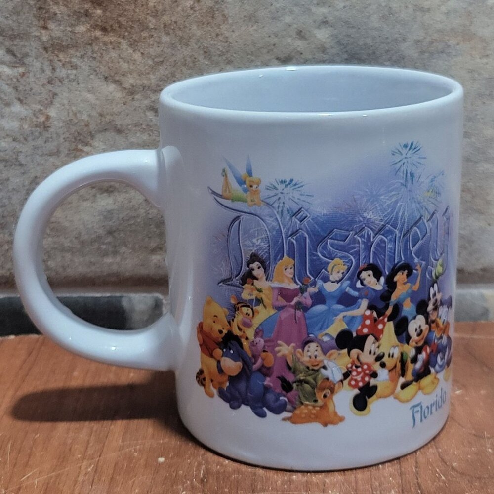 Disney Florida Coffee Mug Disney Characters Jerry Leigh